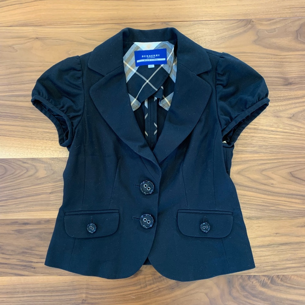 Burberry Blue Label Black Jacket Size XS